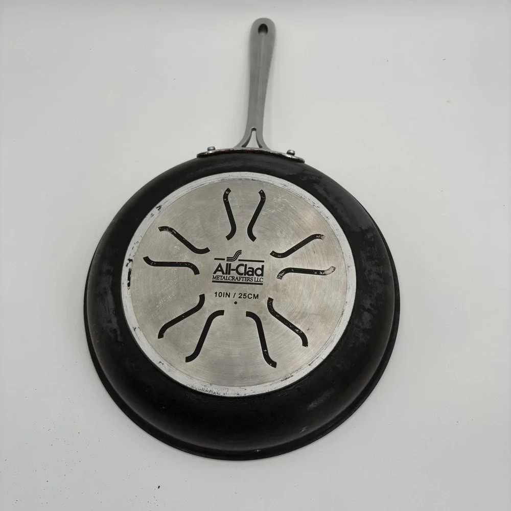 All-Clad Frying Pan Unisex 10 Inch Black Good Non-Stick Skillet Hard Anodized